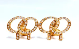1.10ct doubletree diamond cufflinks 14kt memorabilia