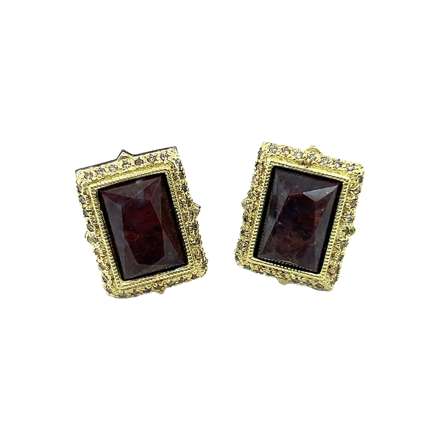 19X15 MM BROWN PIETERSITE CUFF LINK