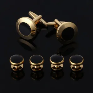 6 Pcs Men's Tuxedo Cufflinks and Studs