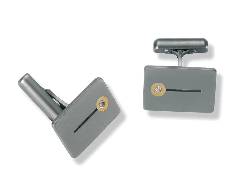 87000-01 TeNo Titanium Cufflinks