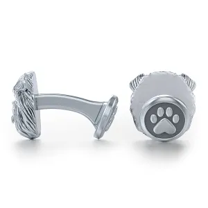 Affenpinscher Breed Puppy Face Cufflinks