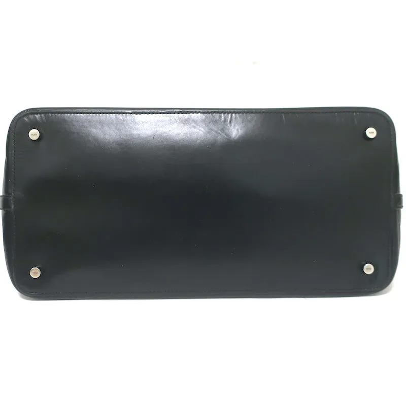 Alaia Mina Grommet Tote Black Leather Large Shoulder Bag