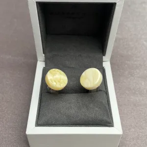 AMBER CUFFLINKS 6,8 G