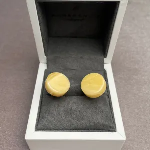 AMBER CUFFLINKS 7,4 G