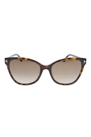 Ani Dark Havana Cat Eye Sunglasses