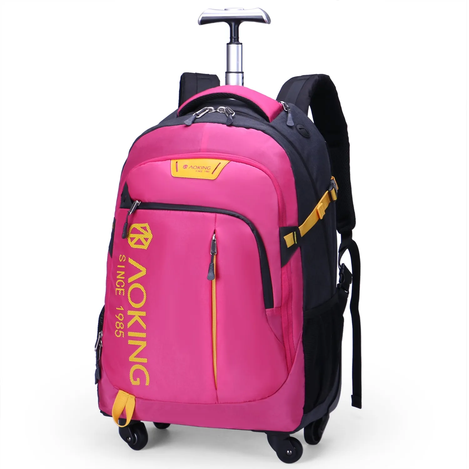 Aoking Waterproof Trolley Backpack With Wheels SLN67056
