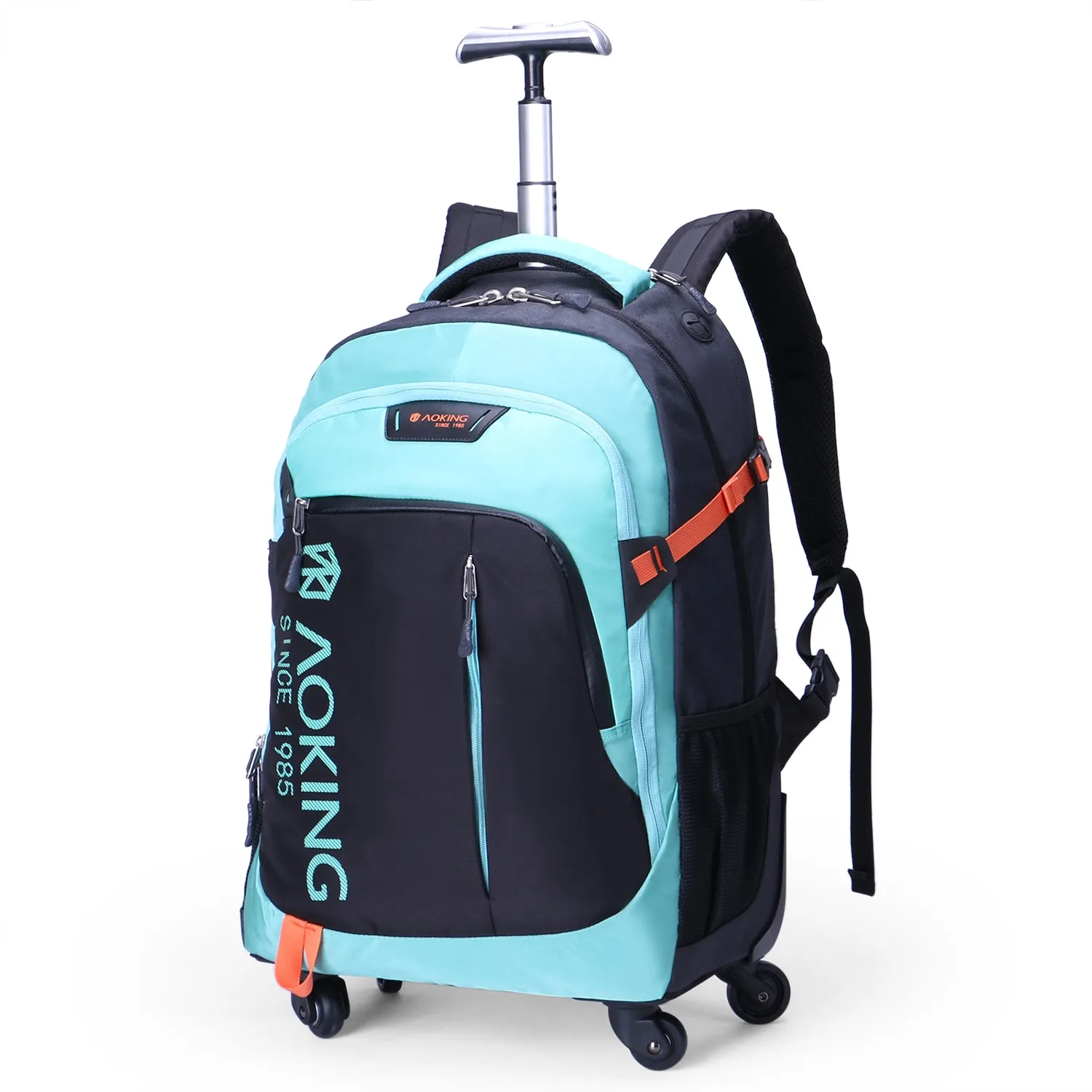Aoking Waterproof Trolley Backpack With Wheels SLN67056
