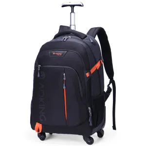 Aoking Waterproof Trolley Backpack With Wheels SLN67056