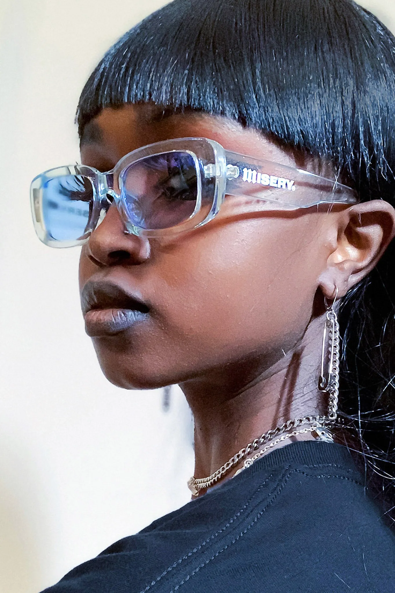 Aqua Rectangle Sunglasses
