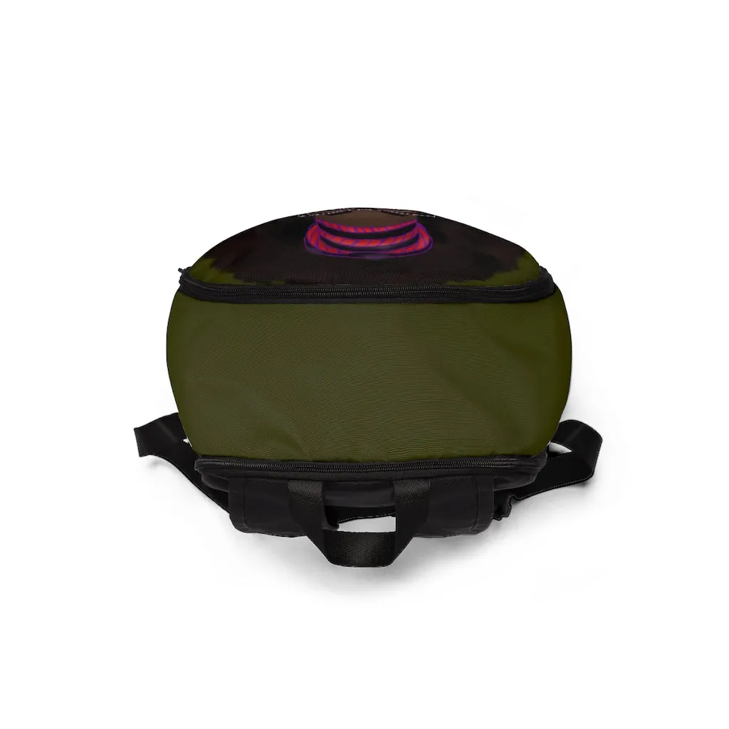 Army Green/White Knotty By Nature Backpack
