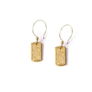 Art Deco Cufflink V Earrings