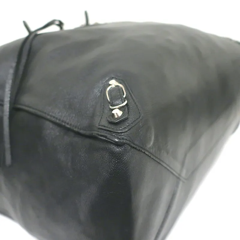 Balenciaga Papier A4 Tote Black Leather Large Shoulder Bag