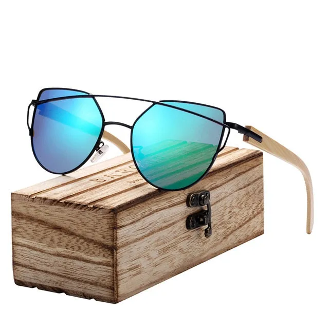 BARCUR Polarized Cat Eye Sunglasses