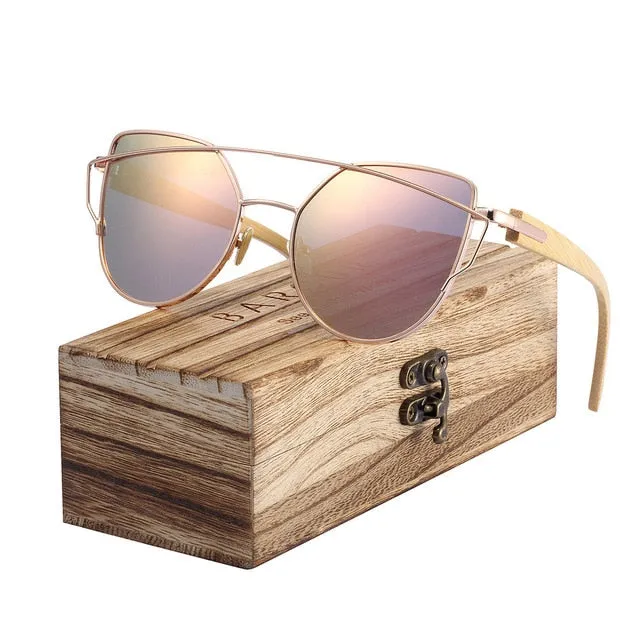 BARCUR Polarized Cat Eye Sunglasses