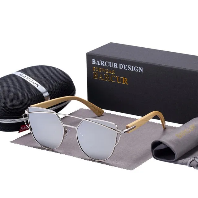 BARCUR Polarized Cat Eye Sunglasses