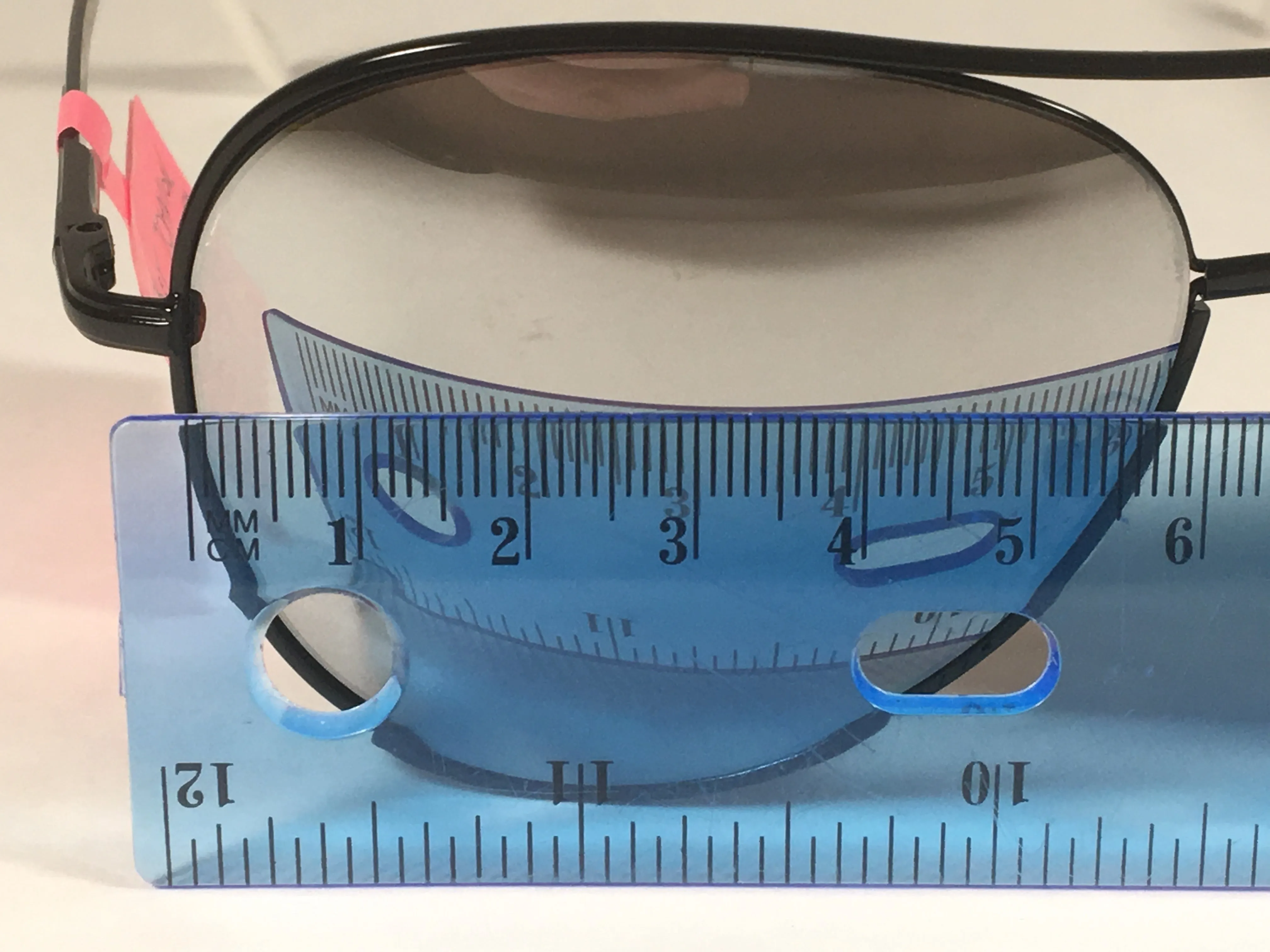 Betsey Johnson BJ462122 Aviator Sunglasses Black Metal Silver Mirror Lens White Feet