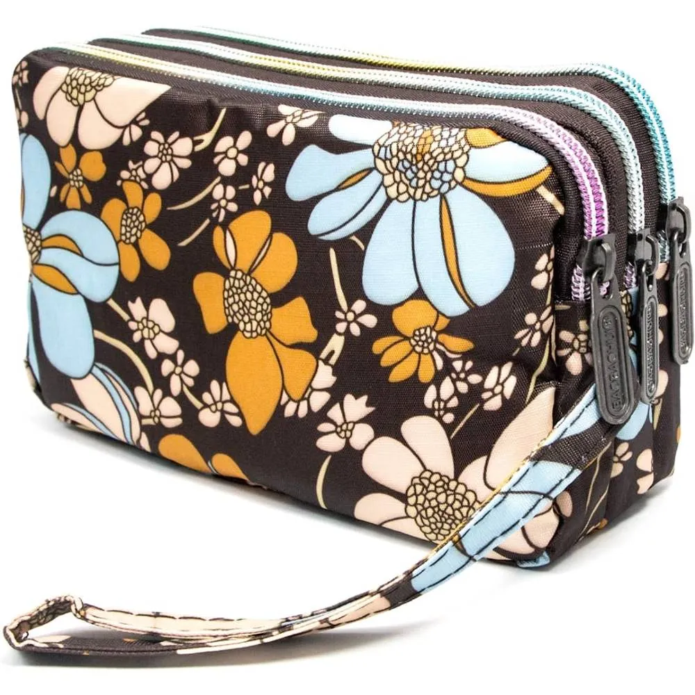 BIAOTIE Large Capacity Wristlet Wallet - Women Printed Nylon Waterproof Handbag Clutch Purse | Multiple Colors