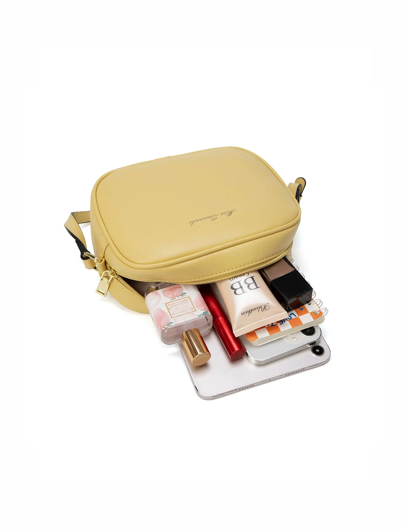 BILLIE VEGAN XBODY BAG- XB-0834-BUTTERCUP- SALE