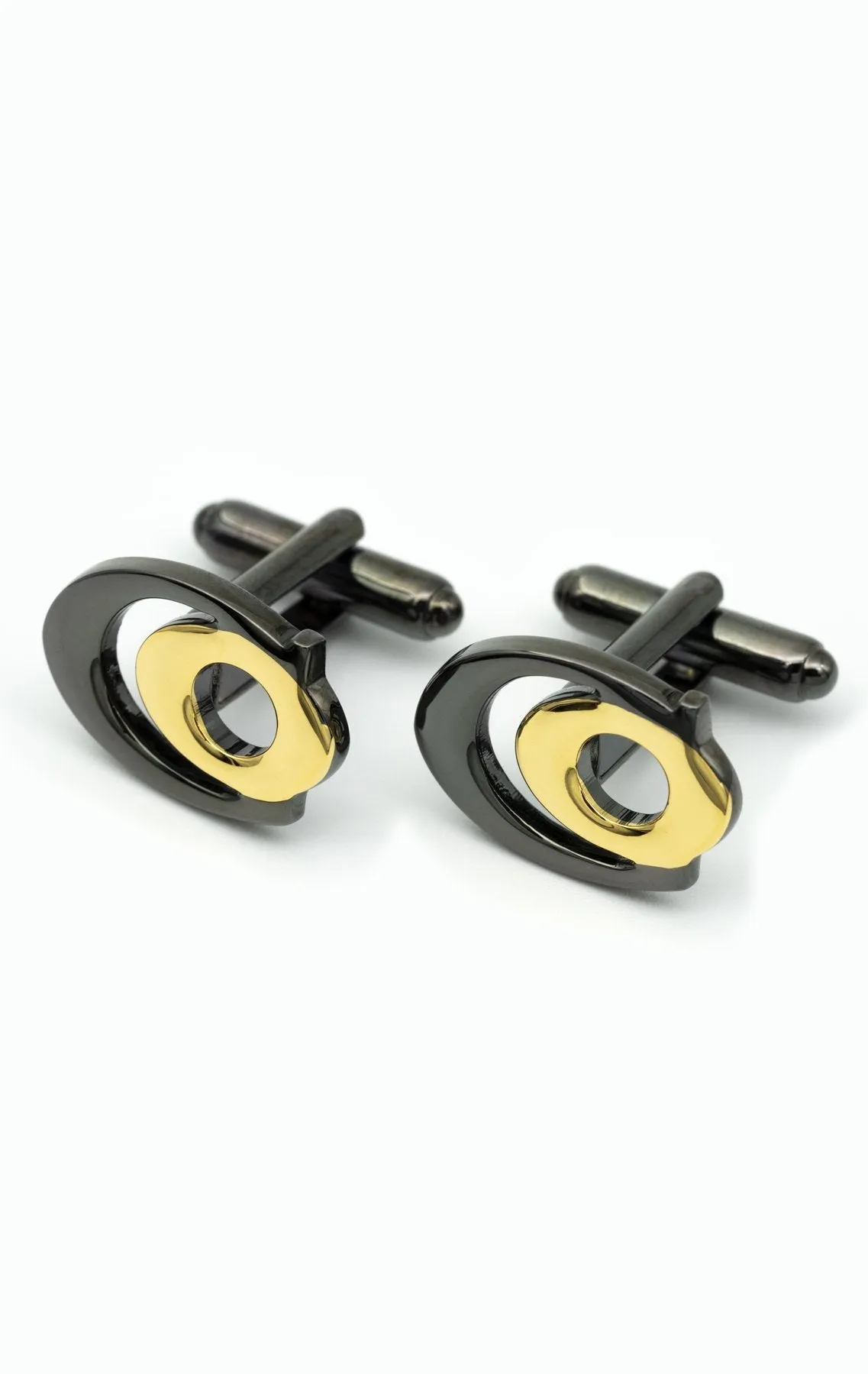 Black & Gold Cufflinks