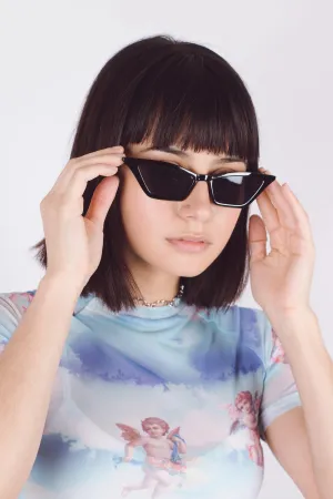 Black Cat Eye Sunglasses