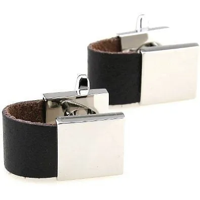 Black Wrap Around Cufflinks