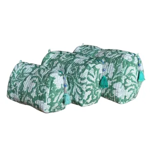 Block Print Cosmetic Bag Collection