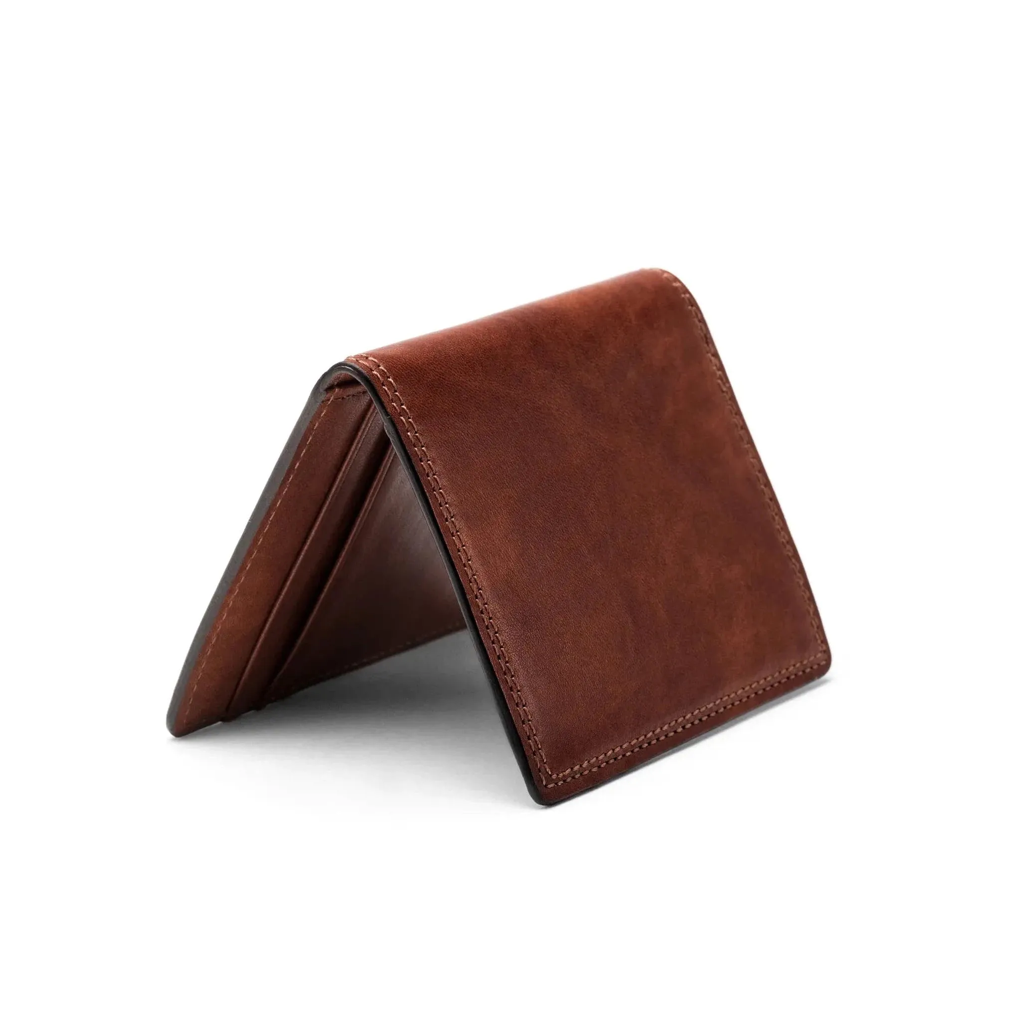 Bosca Dolce Leather Deluxe Front Pocket Wallet with Magnetic Clip