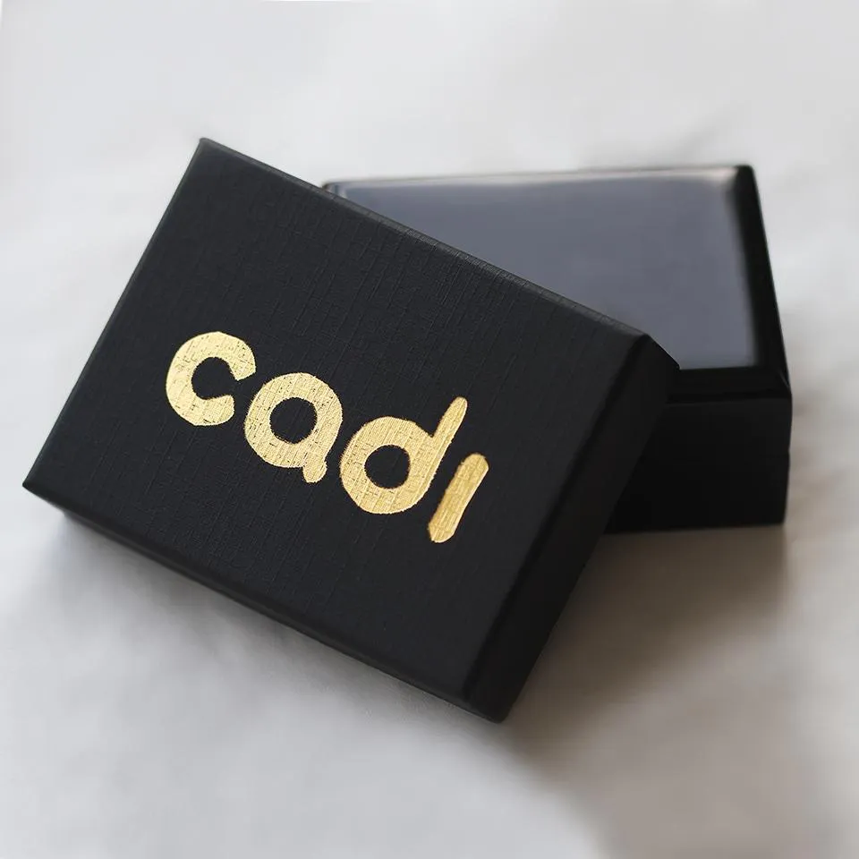 Boxy twins - Onyx silver cufflinks