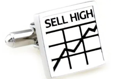 Buy Low Sell High Cufflinks