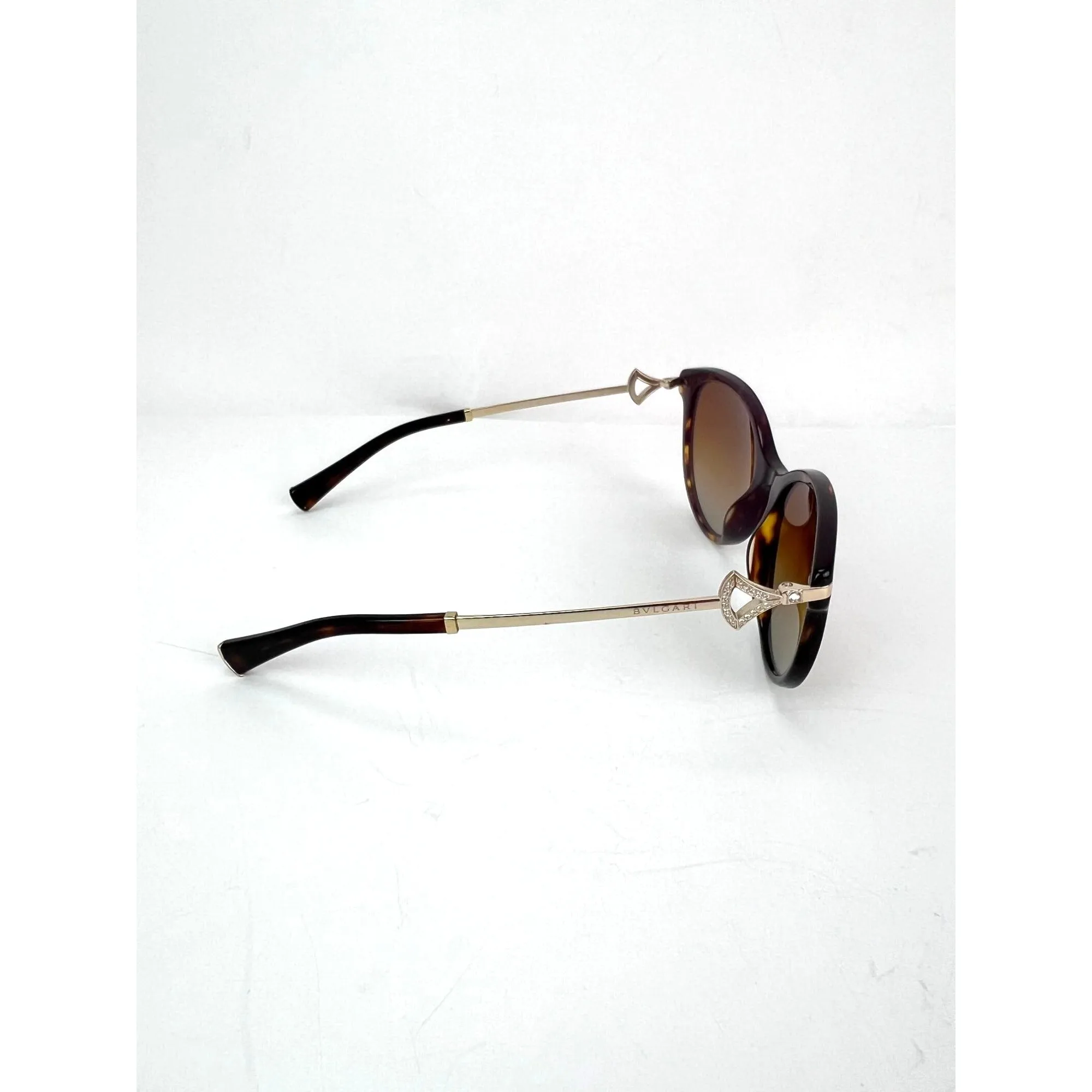 BVLGARI 8210-B 504/T5 Havana / Brown Gradient Polarized Sunglasses