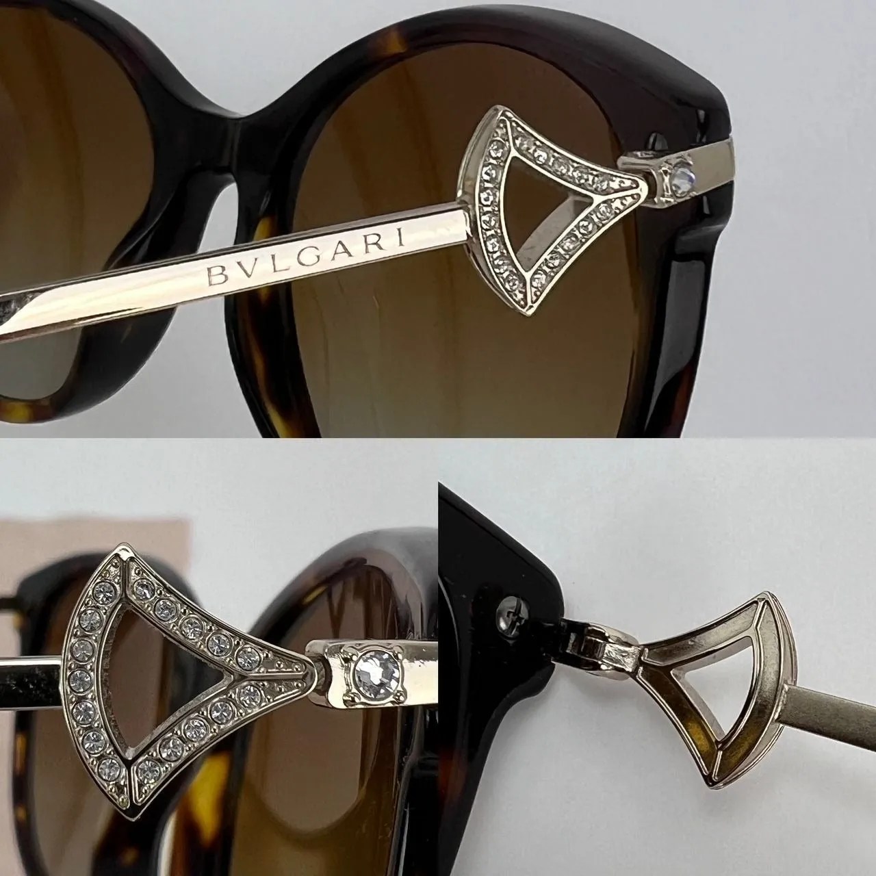 BVLGARI 8210-B 504/T5 Havana / Brown Gradient Polarized Sunglasses