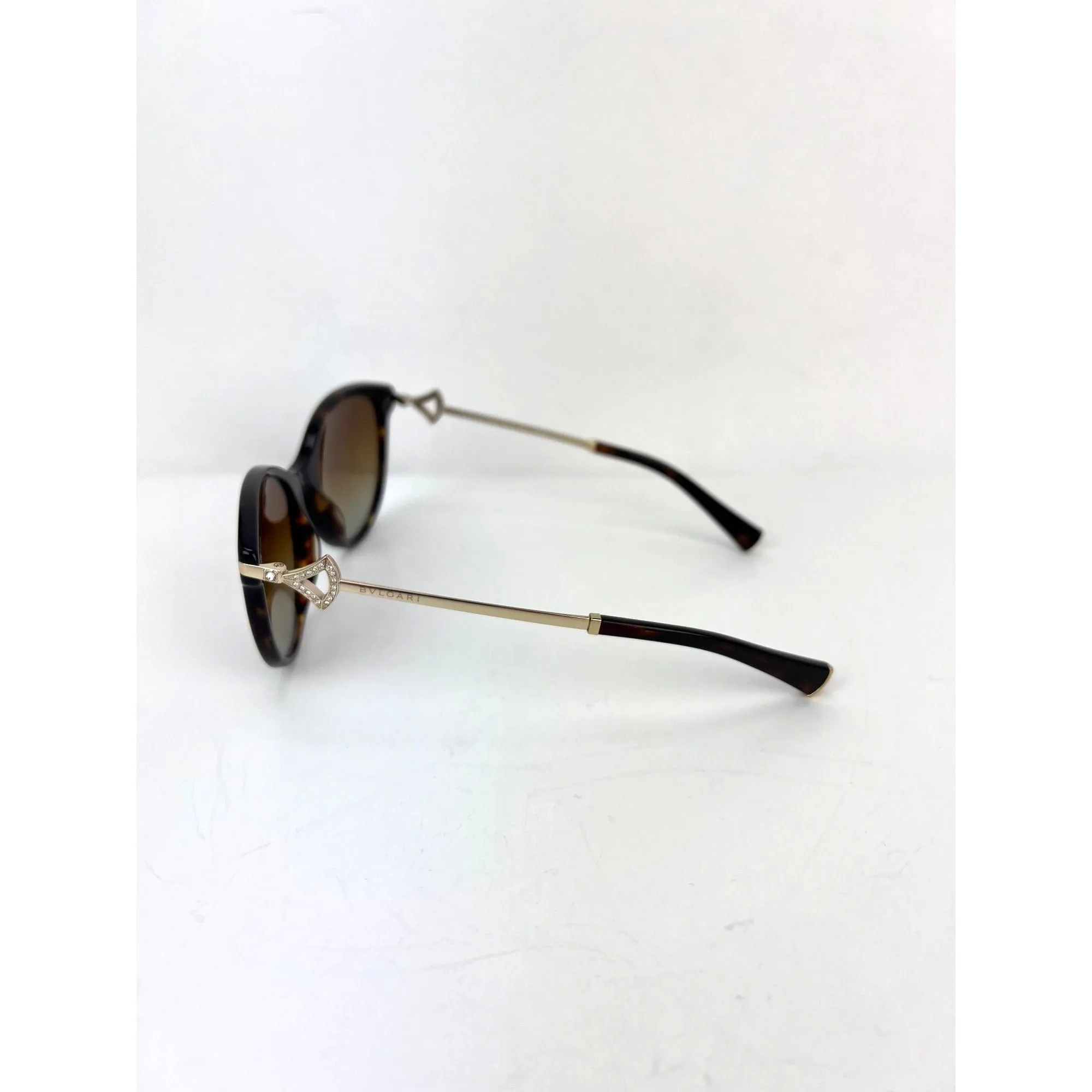 BVLGARI 8210-B 504/T5 Havana / Brown Gradient Polarized Sunglasses