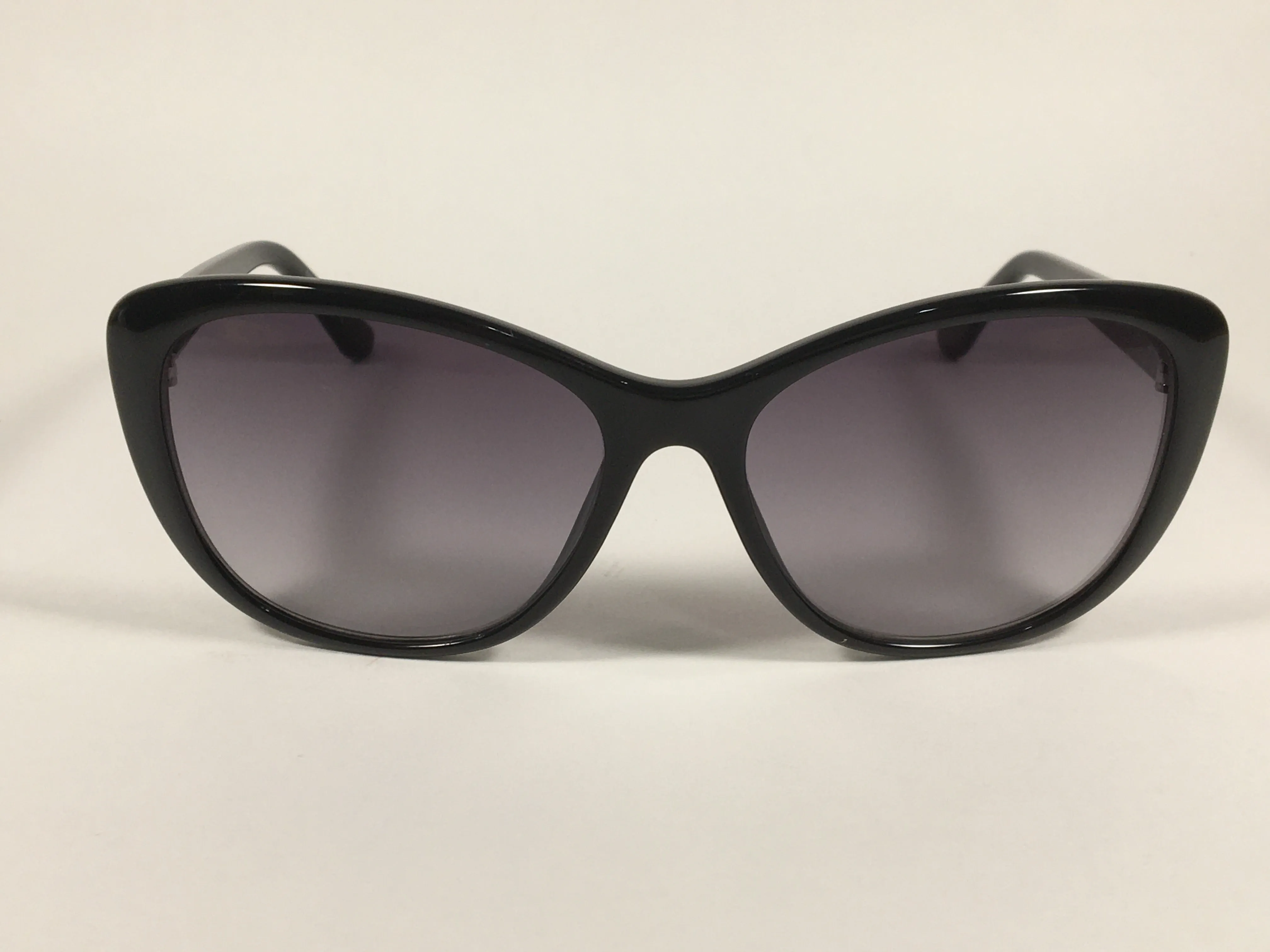 Calvin Klein Cat Eye Sunglasses CK19560S 001 Black Gloss Frame Gray Gradient Lens