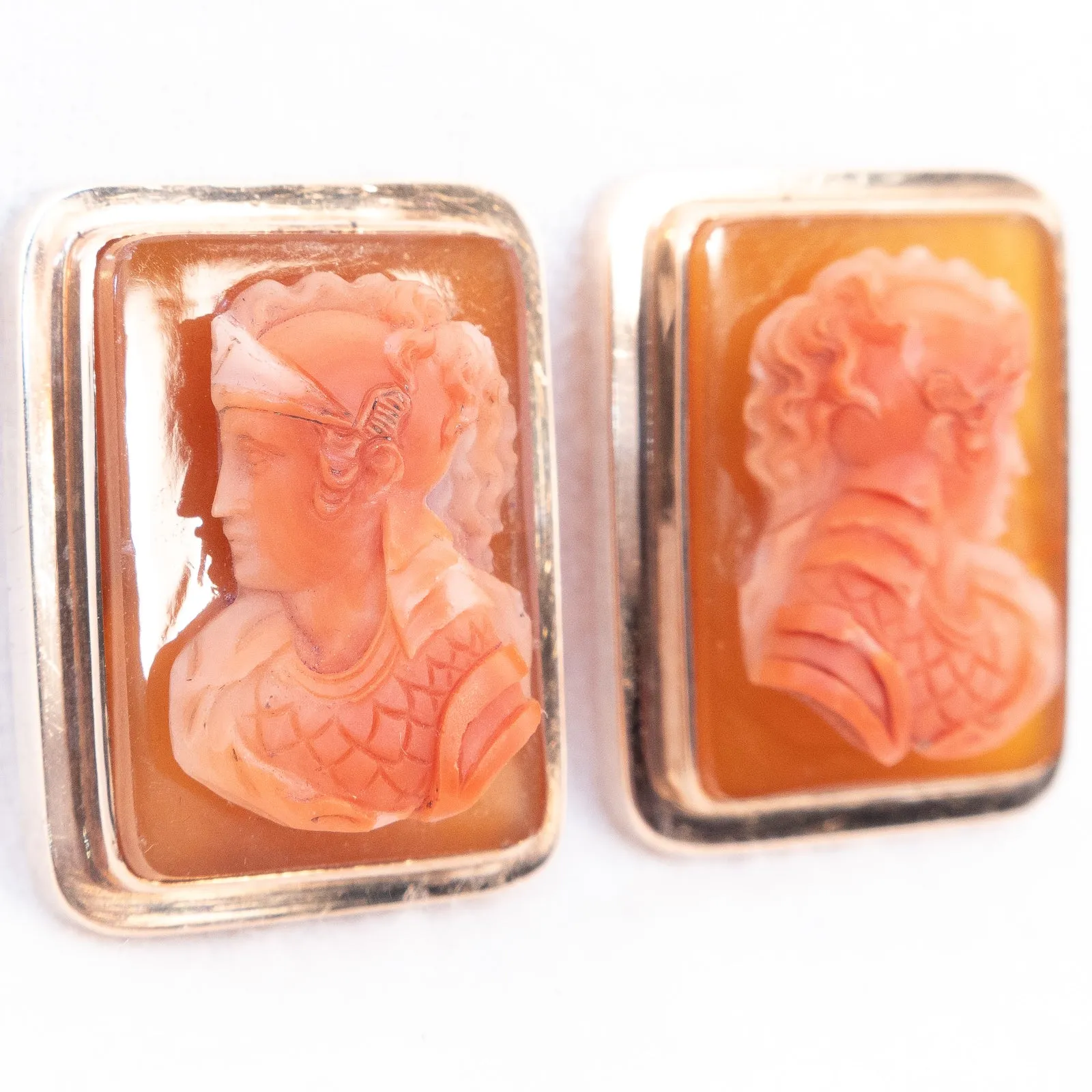Cameo Cuff Links by Starr & Marcus NY