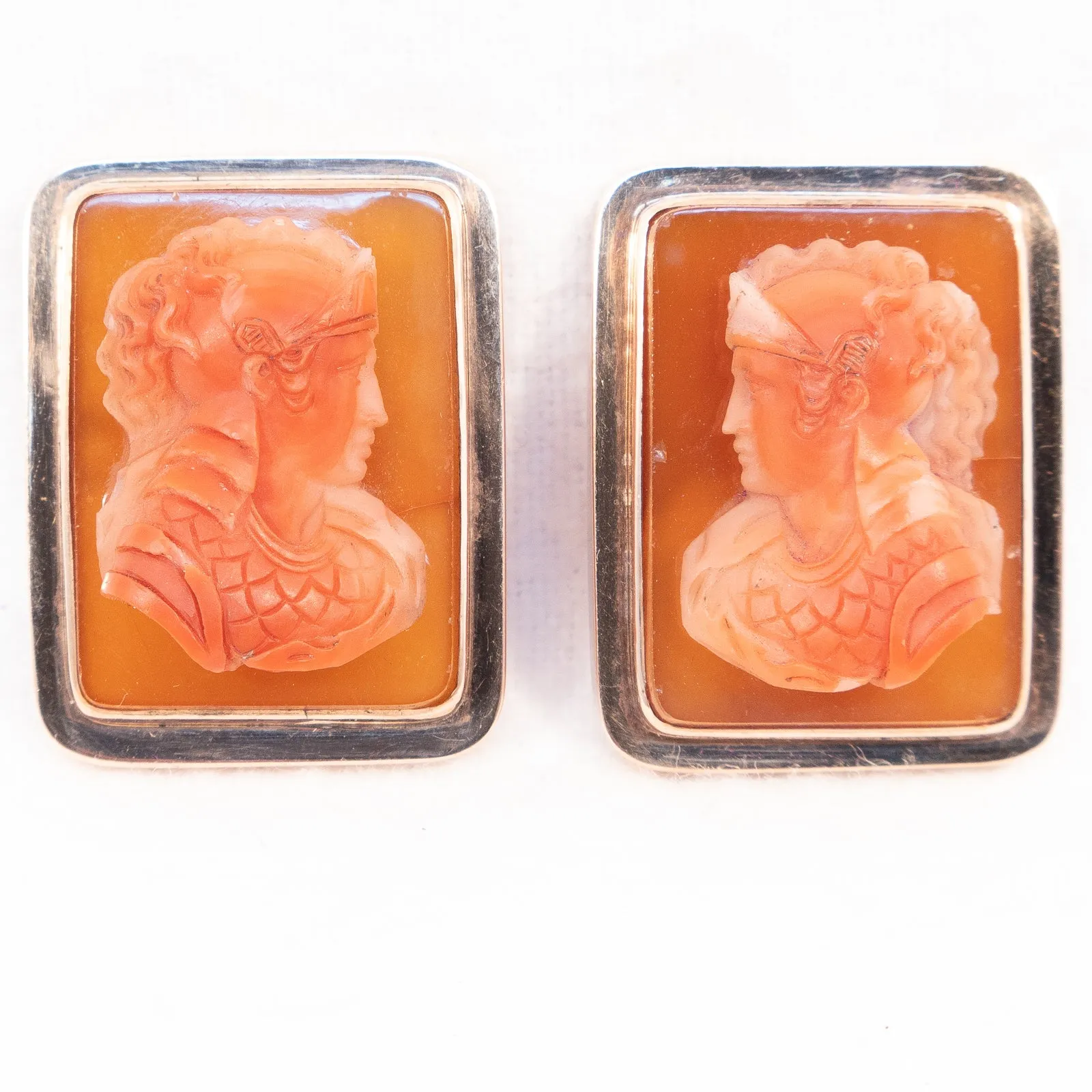 Cameo Cuff Links by Starr & Marcus NY
