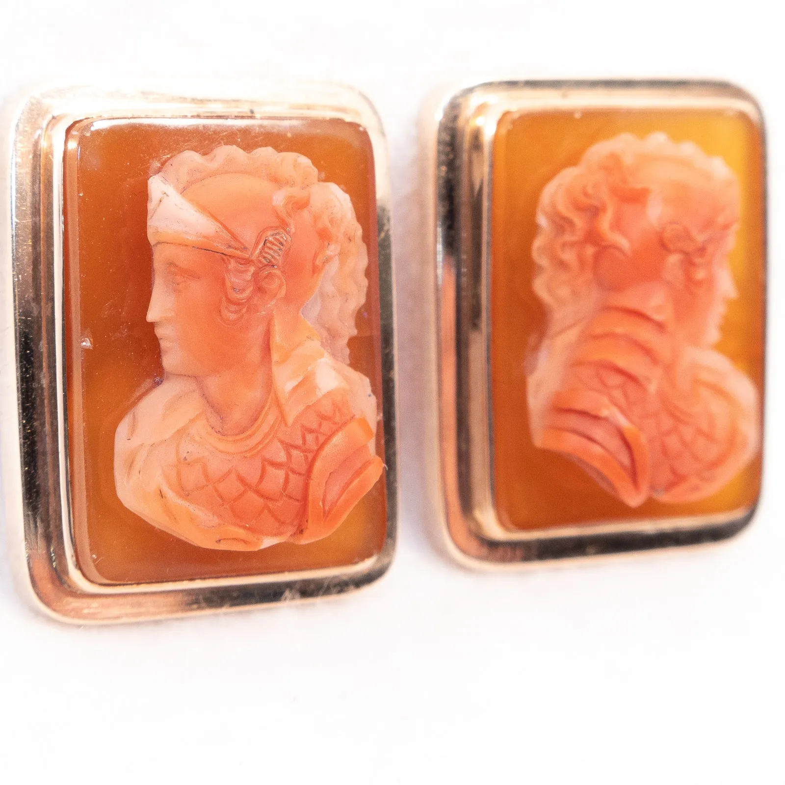 Cameo Cuff Links by Starr & Marcus NY