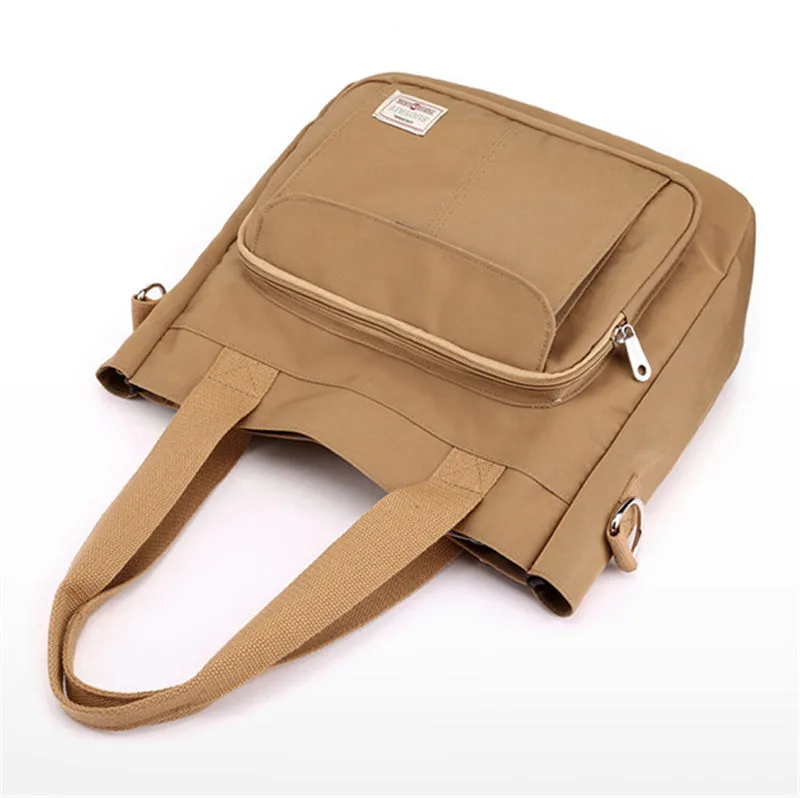 Casual Multi-Pocket Large Capacity Waterproof Lightweight Nylon Crossbody Shoulder Bag