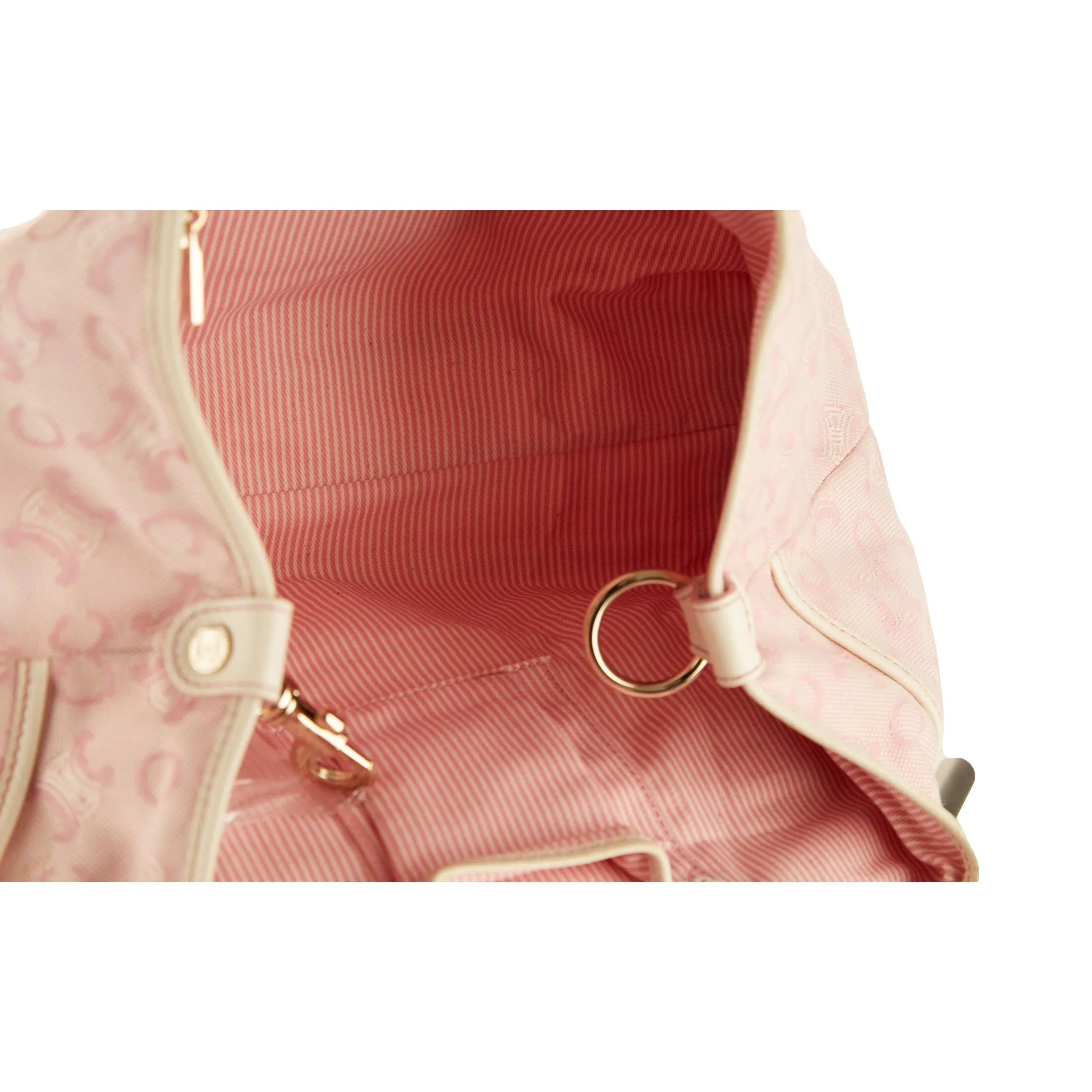 Celine Pink Logo Shoulder Bag