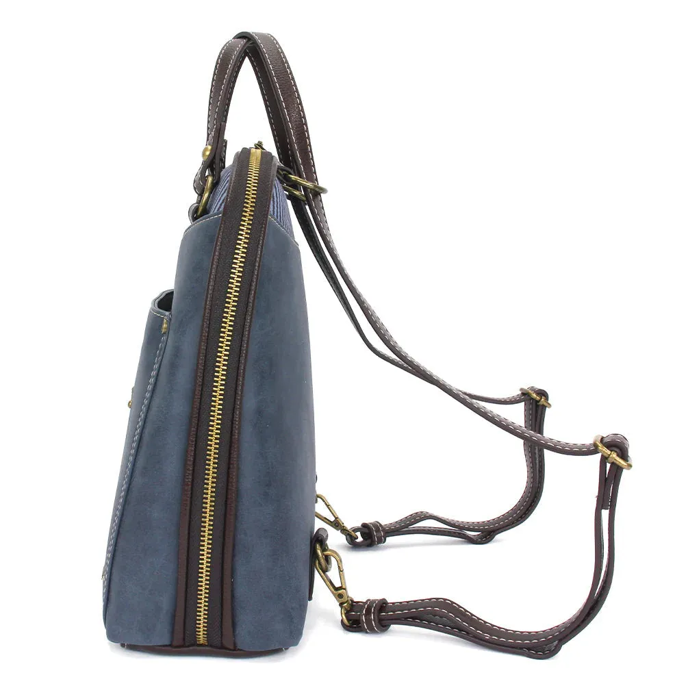 Chala Convertible Backpack Purse Sloth - Blue