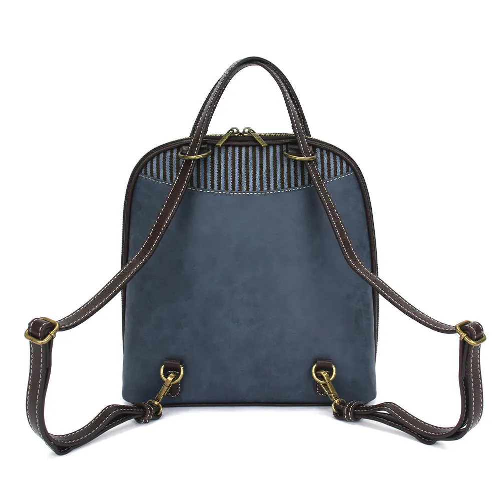 Chala Convertible Backpack Purse Sloth - Blue