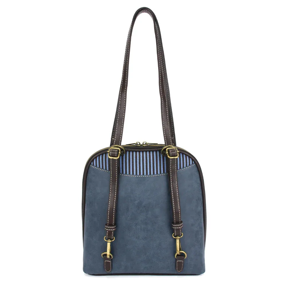 Chala Convertible Backpack Purse Sloth - Blue