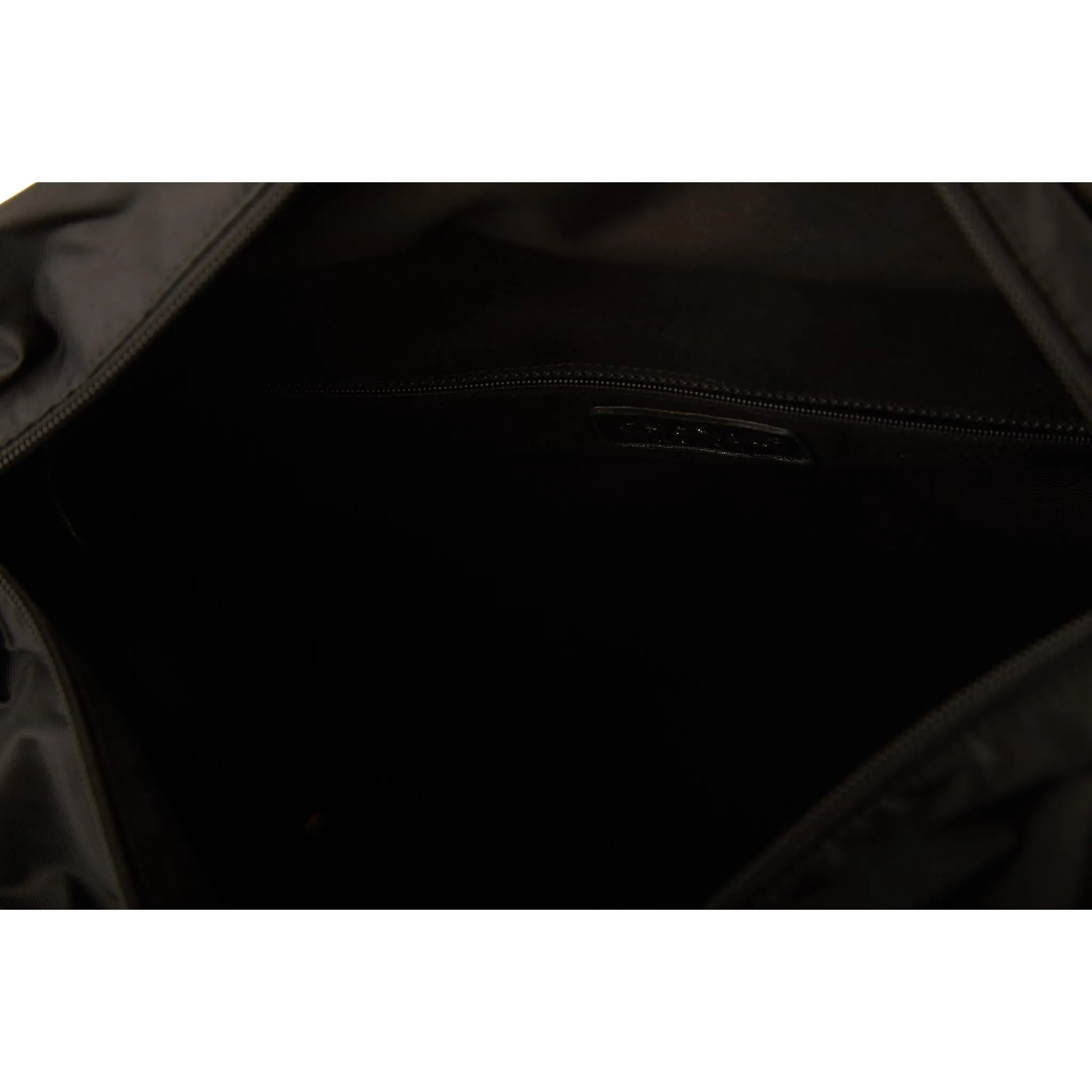 Chanel Black Jumbo Logo Quilted Tote