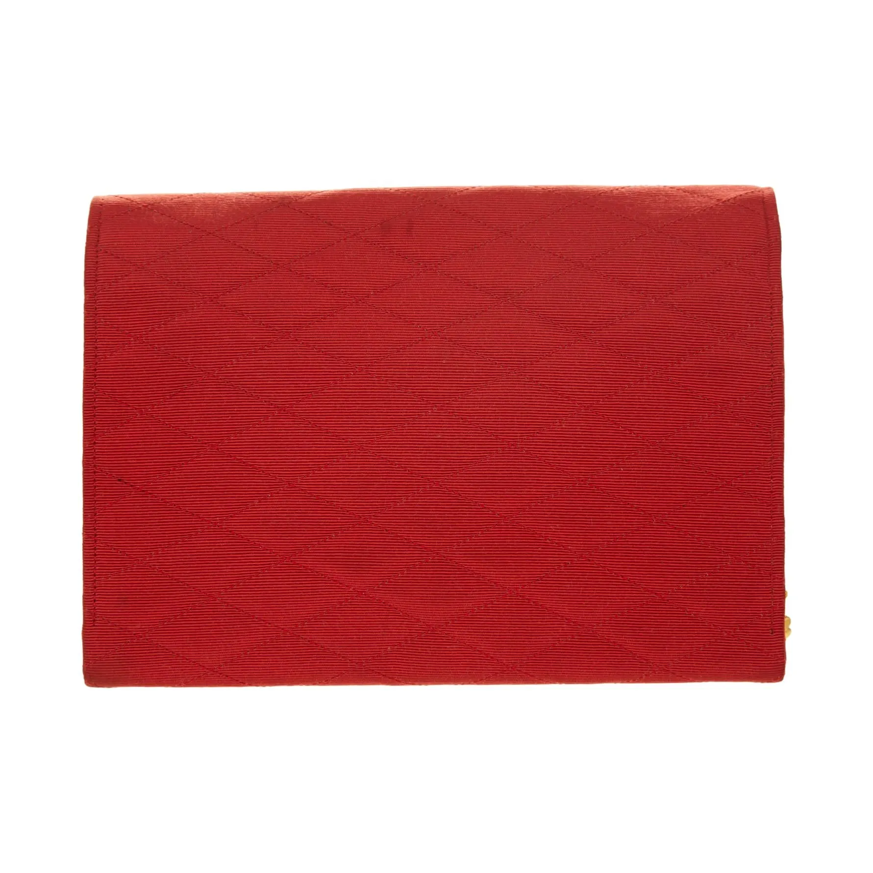 Chanel Red Matelasse Chain Shoulder Bag
