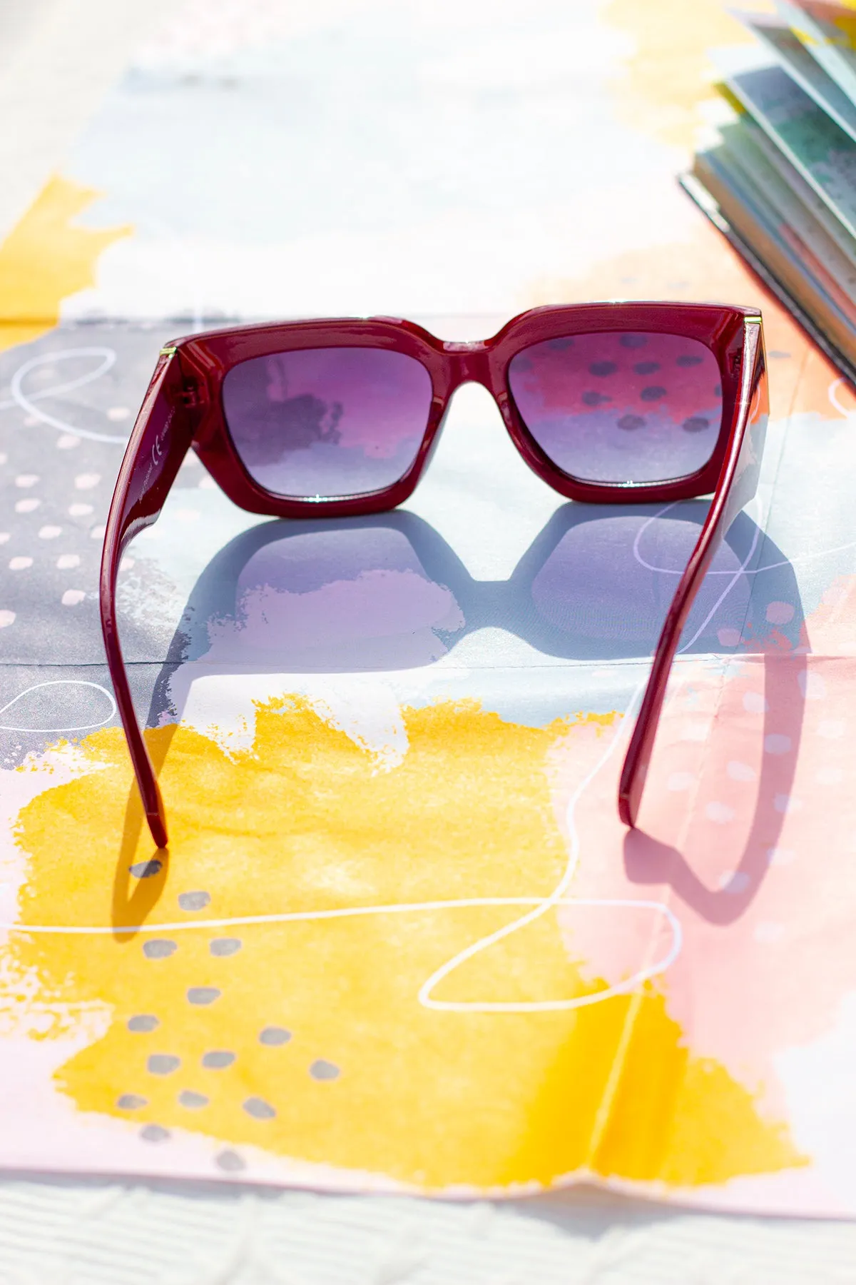 Chunky Angled Square Sunglasses