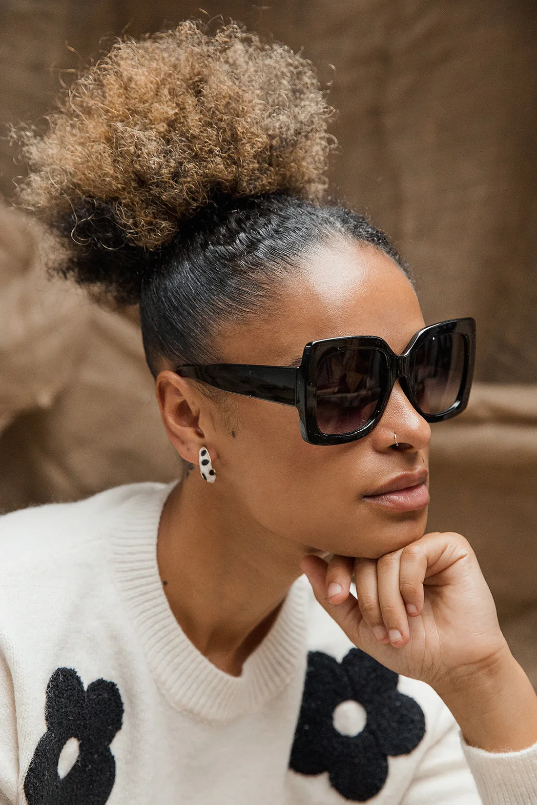 Chunky Oversized Statement Butterfly Sunglasses