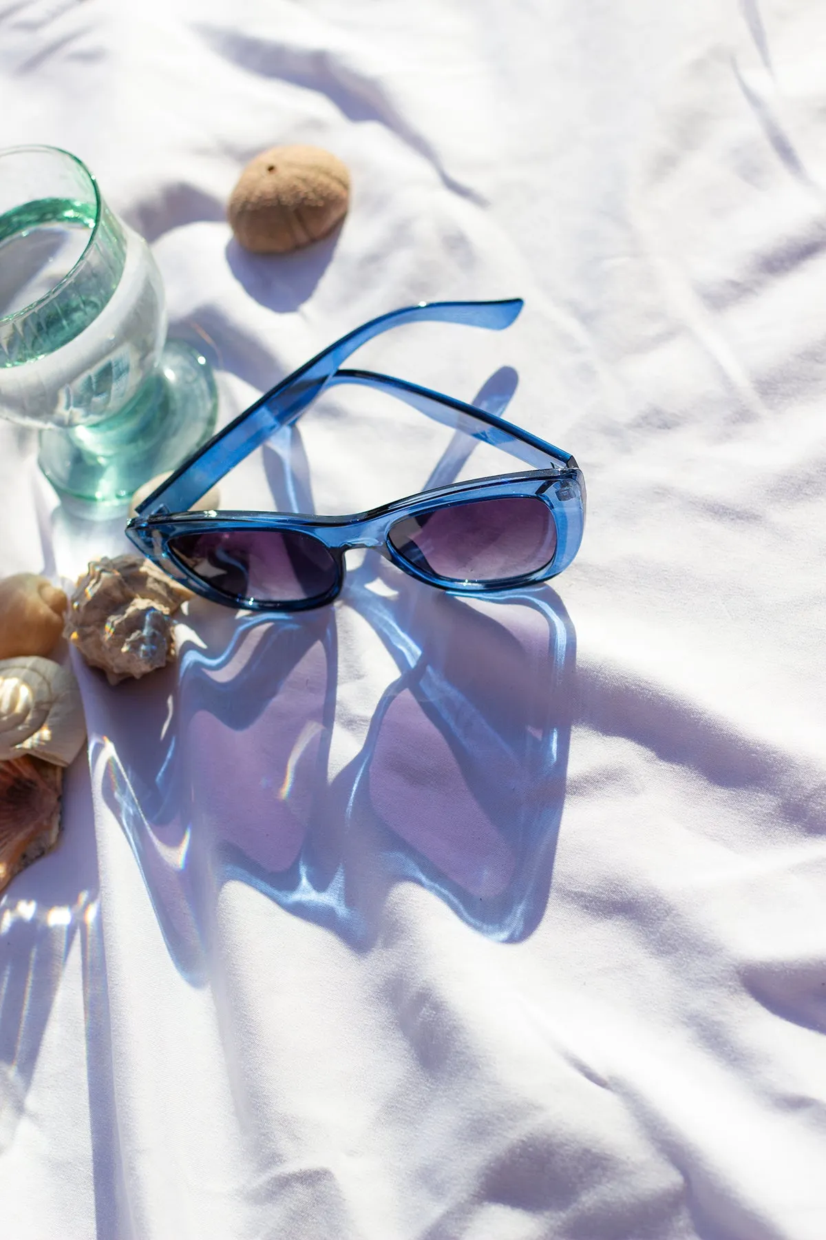 Chunky Semi Cat Eye Sunglasses