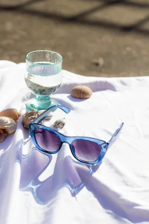 Chunky Semi Cat Eye Sunglasses