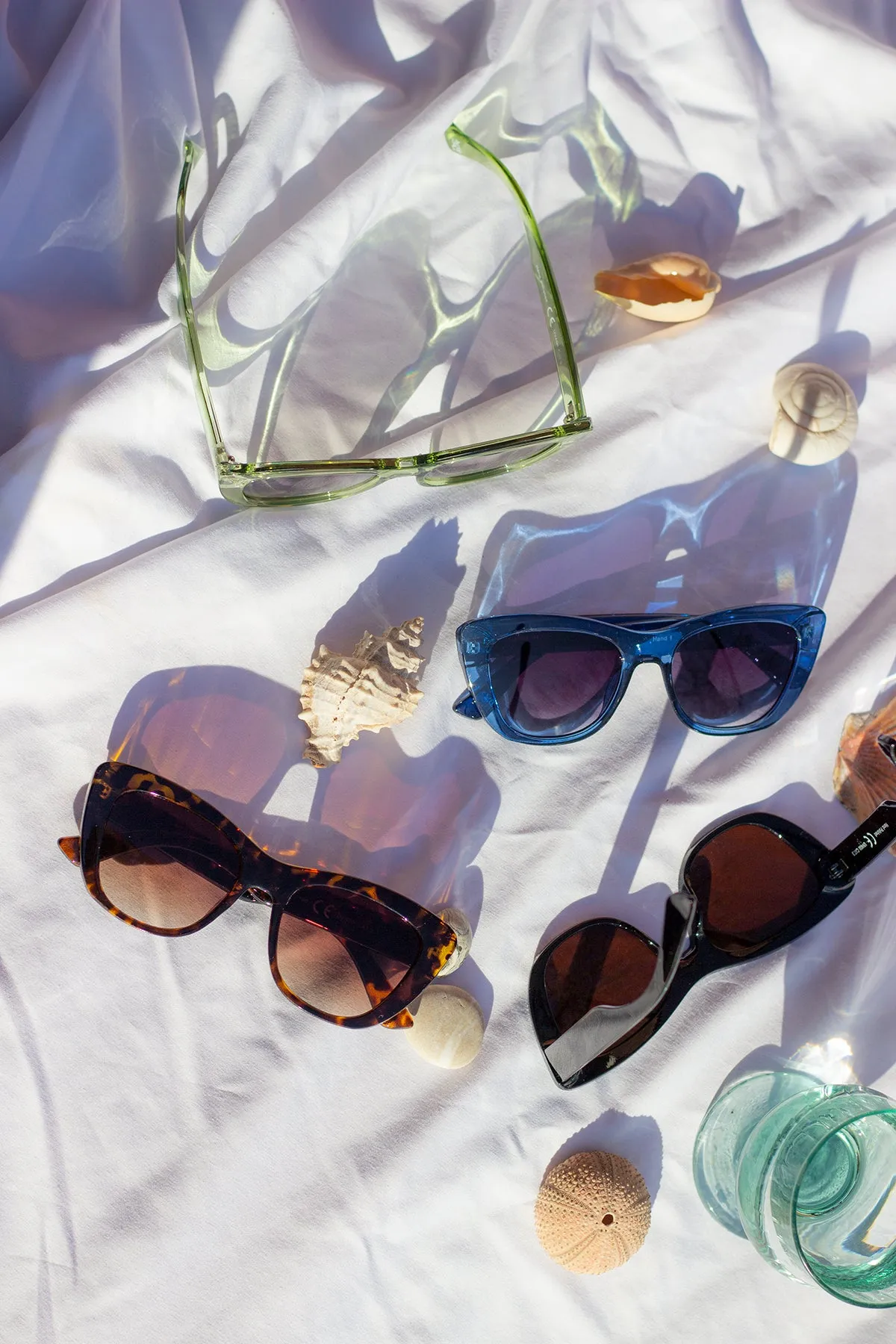 Chunky Semi Cat Eye Sunglasses