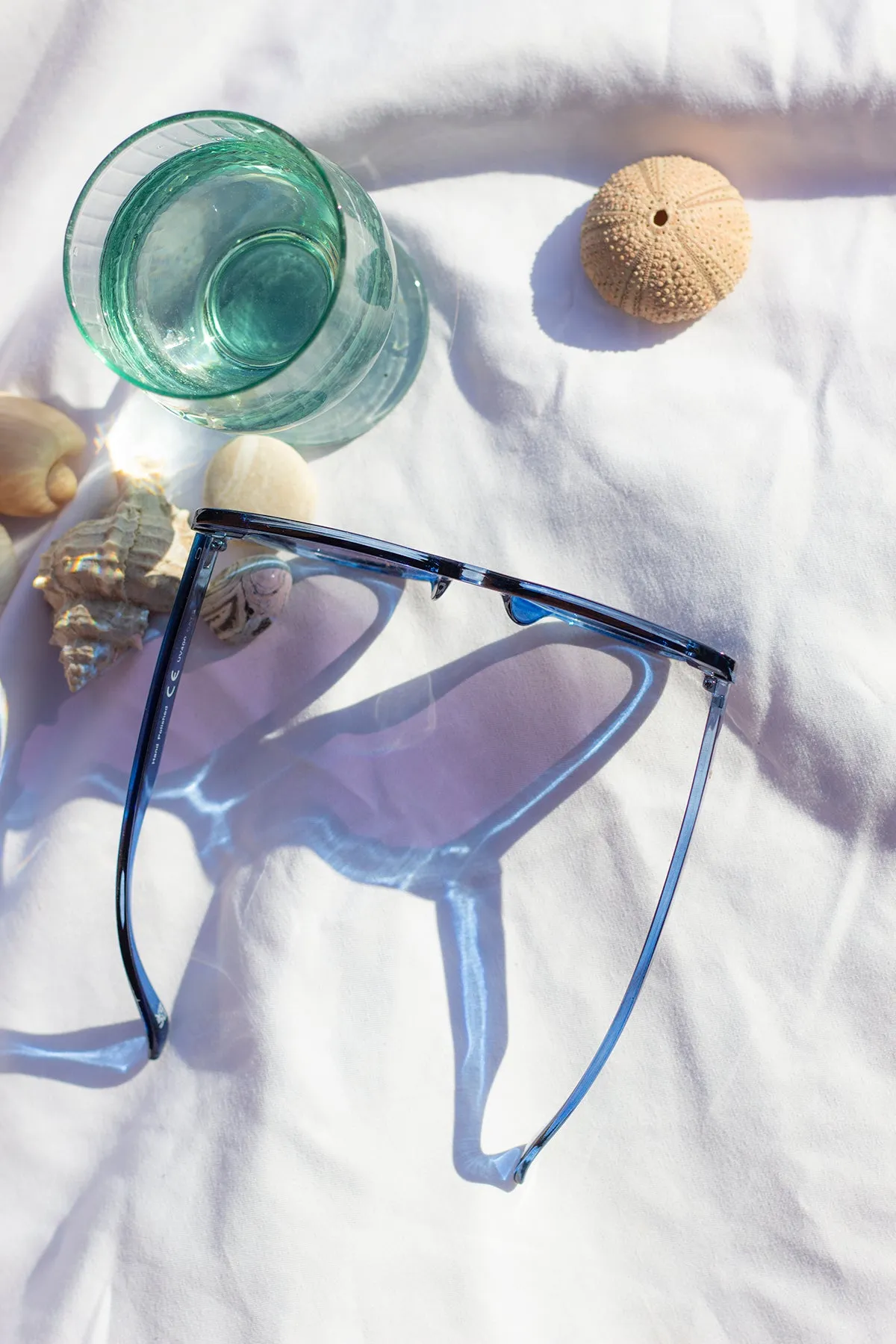 Chunky Semi Cat Eye Sunglasses