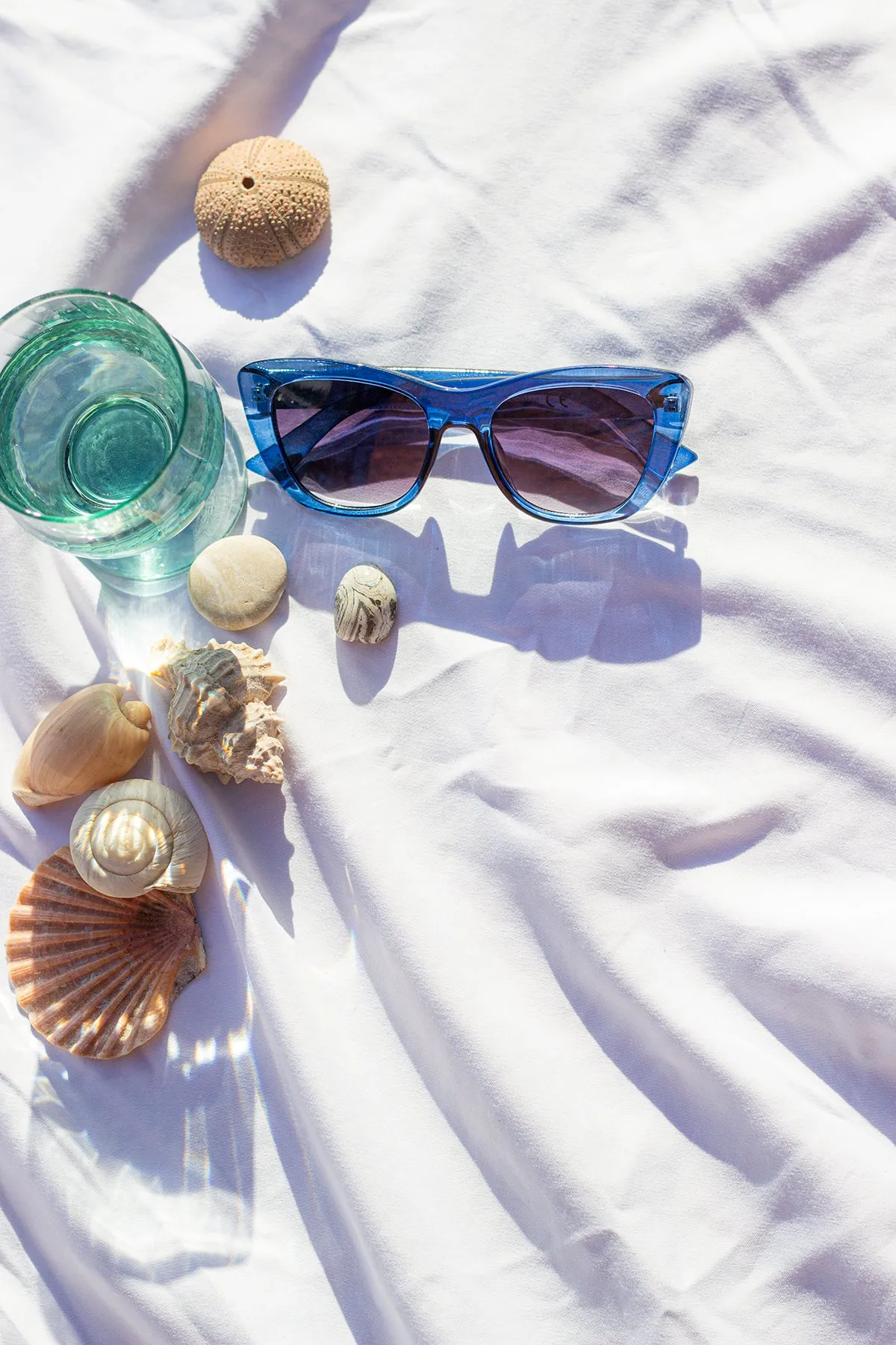 Chunky Semi Cat Eye Sunglasses